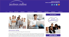 Desktop Screenshot of jacobsonstaffing.com